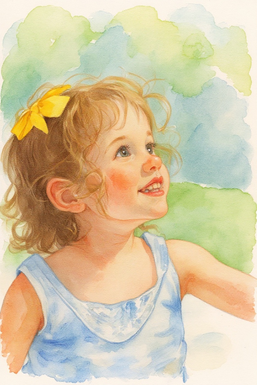 Watercolor style sample